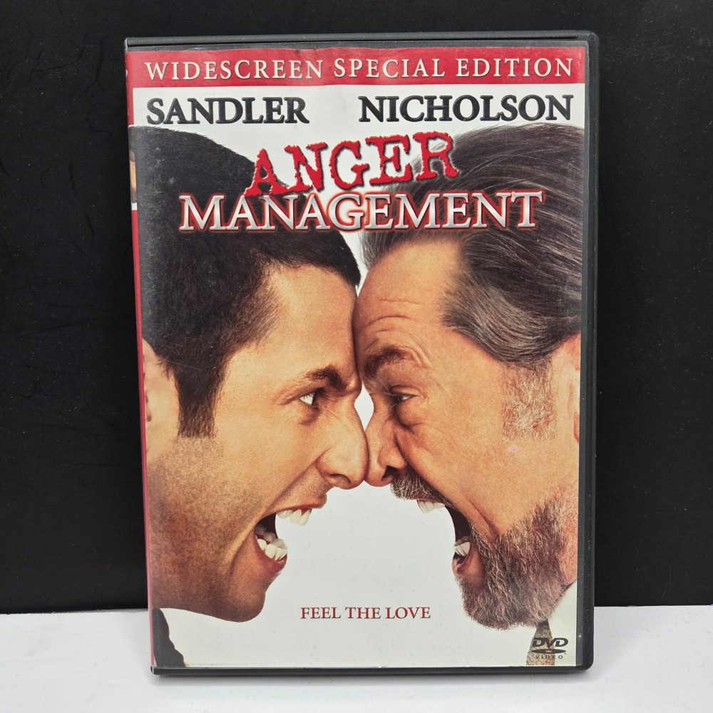 Anger Management DVD Special Edition Adam Sandler Jack Nicholson Widescreen 2003